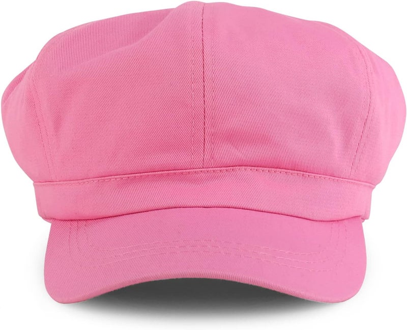 Armycrew 2XL Oversize Lightweight 100% Cotton Newsboy Cap with Elastic Back - Image 2